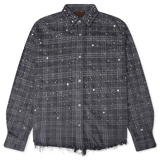 20K Pearl Diamond Shirt - Black/Gray