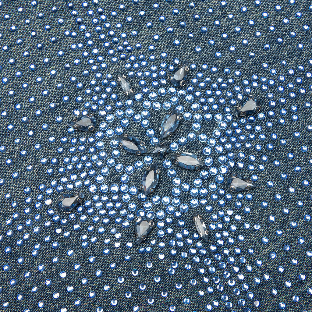20K Diamond Stellar Denim Pants - Blue