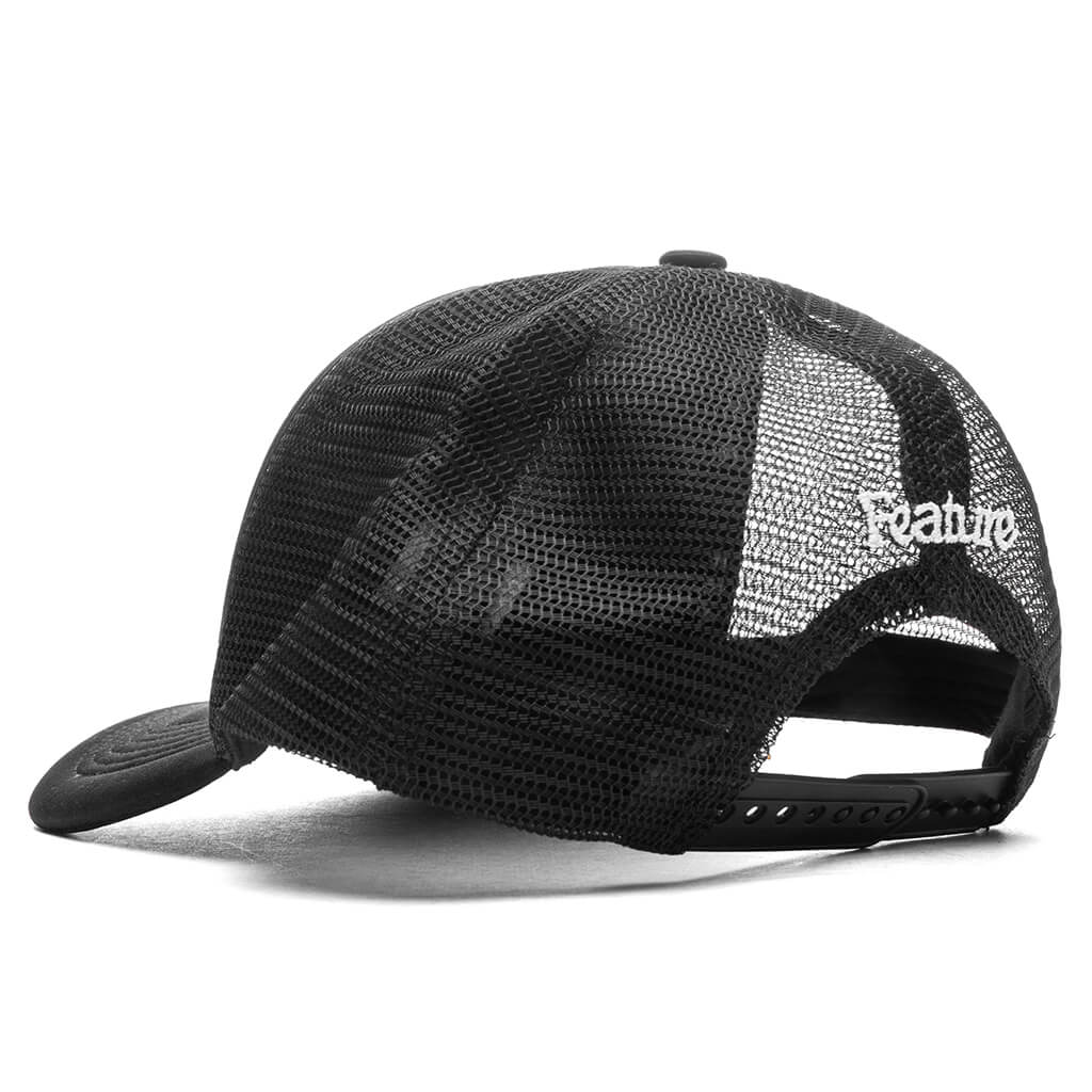 Dice Circuit Trucker - Black/Black