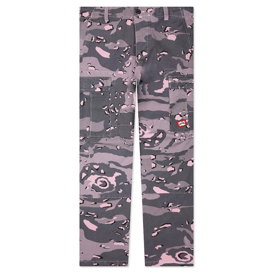 Dipped Cargo Pants - Pink Nectar