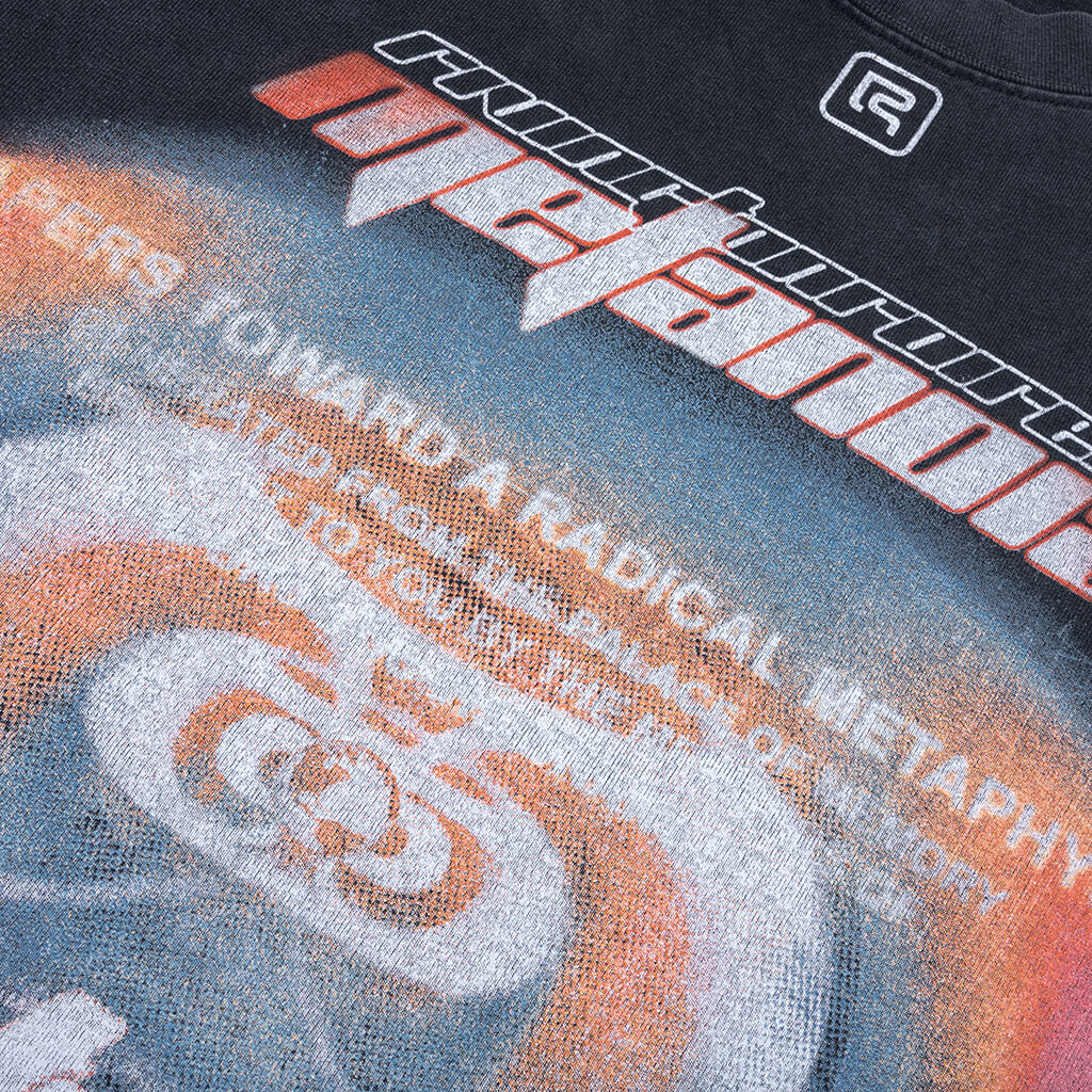 Divinity Paper Garden L/S Tee - Faded Black