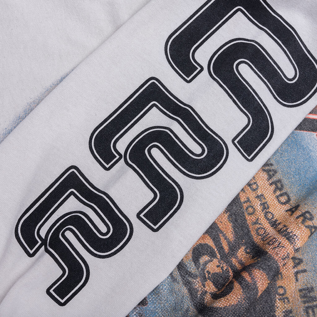 Divinity Paper Garden L/S Tee - Light Grey