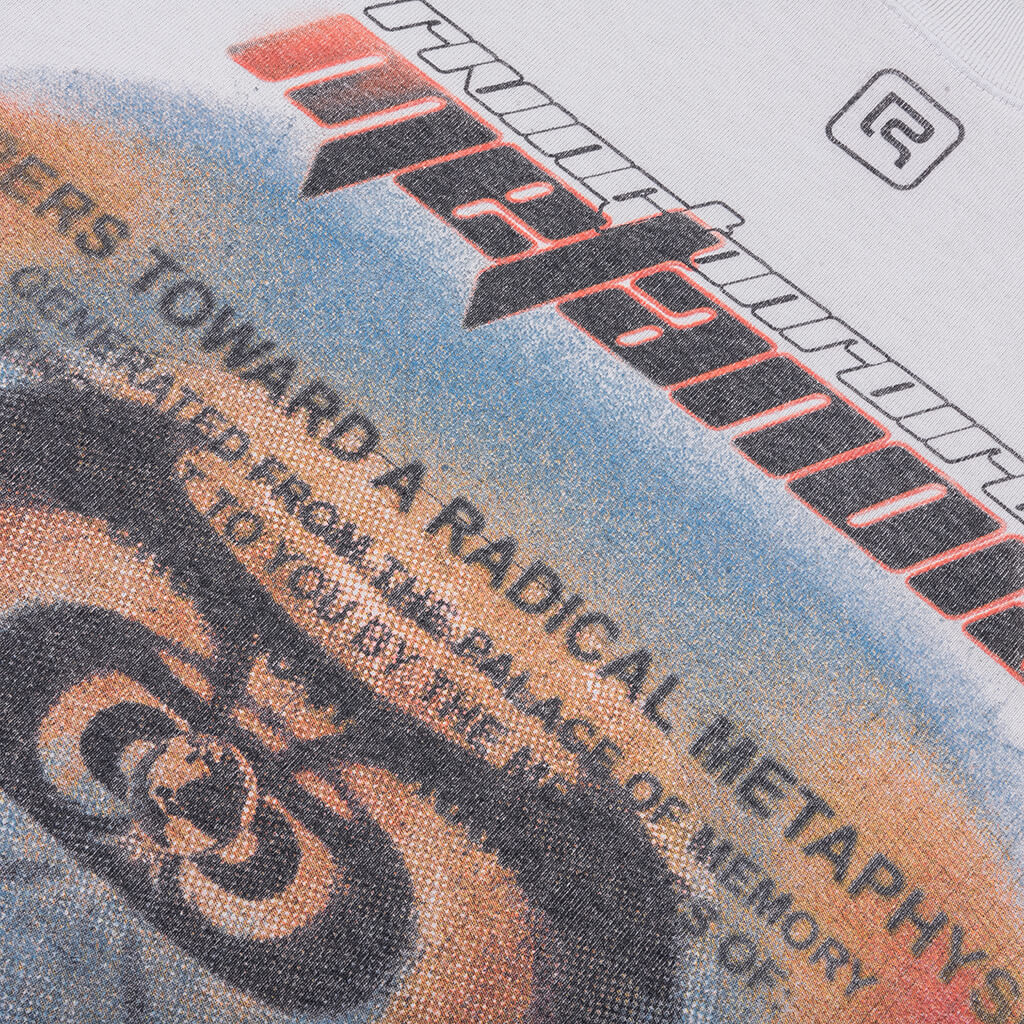 Divinity Paper Garden L/S Tee - Light Grey