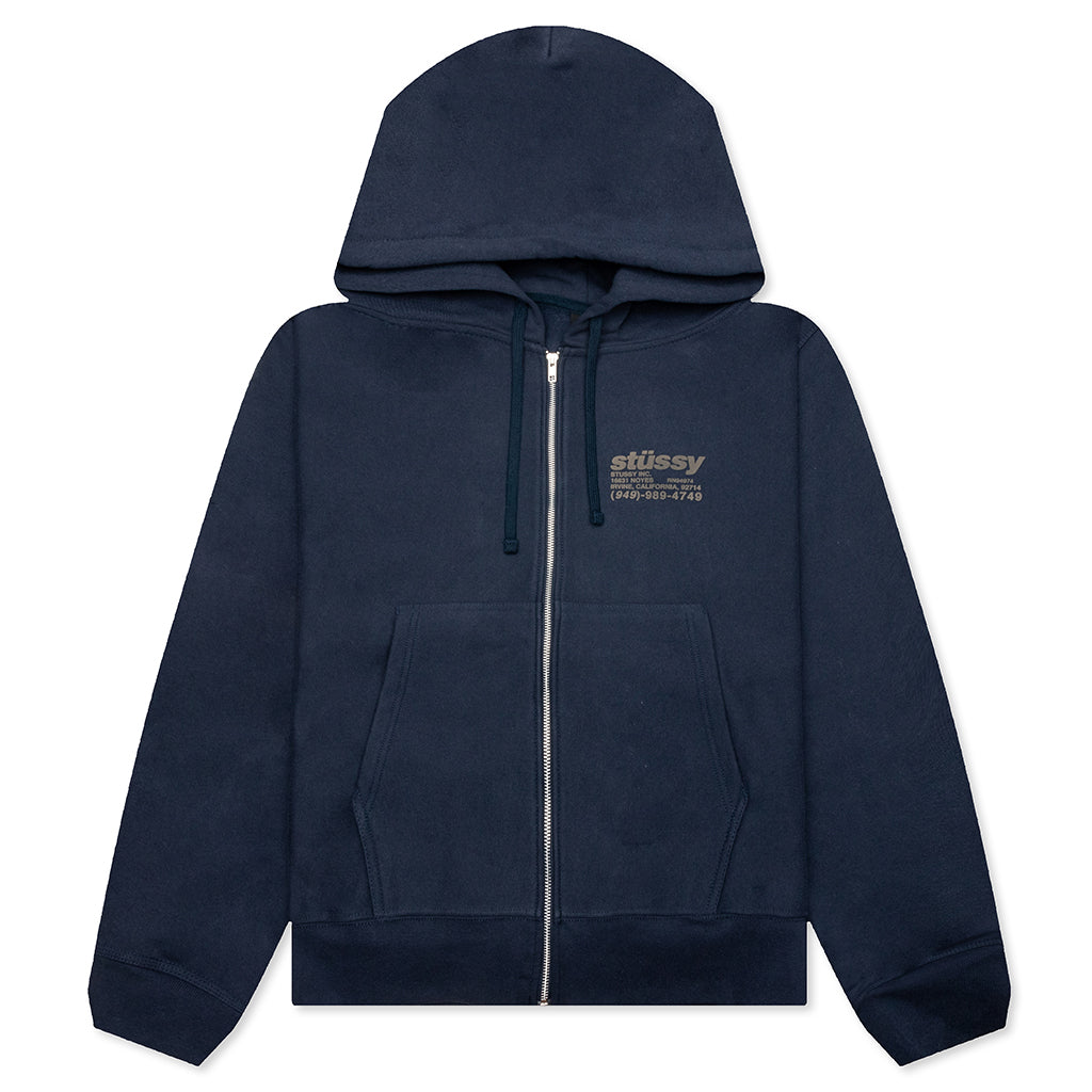 DNA Zip Hoodie - Navy