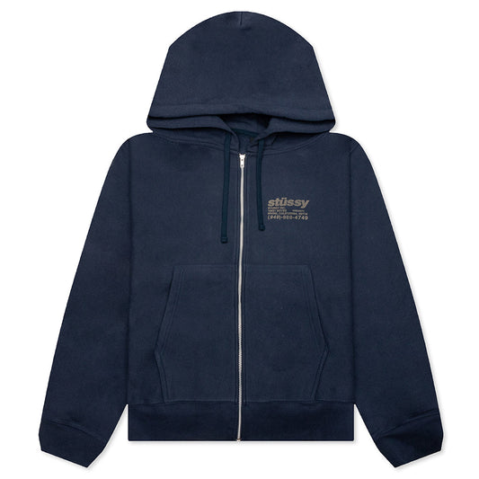 DNA Zip Hoodie - Navy