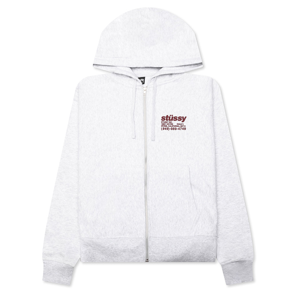 DNA Zip Hoodie - Ash Heather