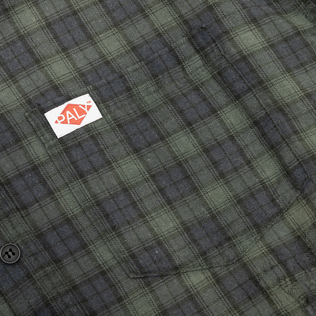 Dockweiler Flannel Overshirt - Navy