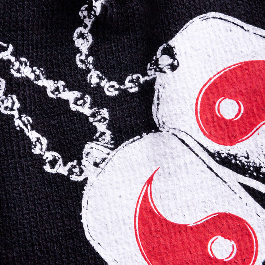 Dog Tags Skully - Black