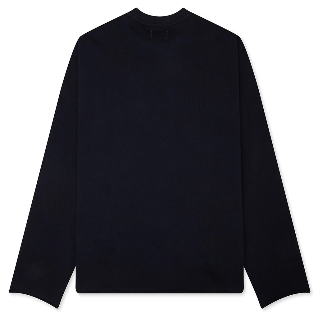 Don't Overthink It L/S Tee - Navy