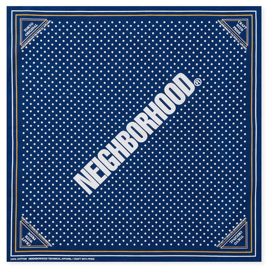 Dot Bandana - Navy