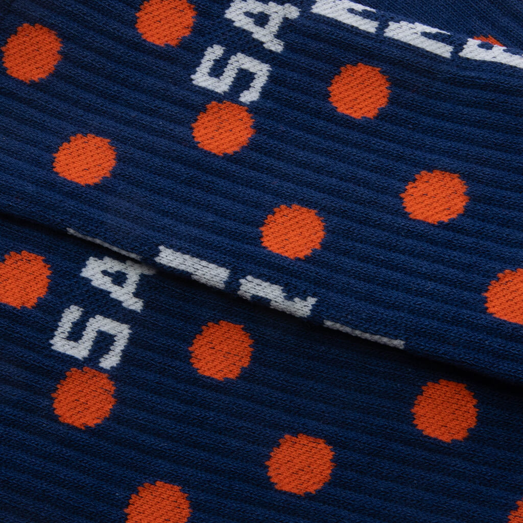 Dot Socks - Navy