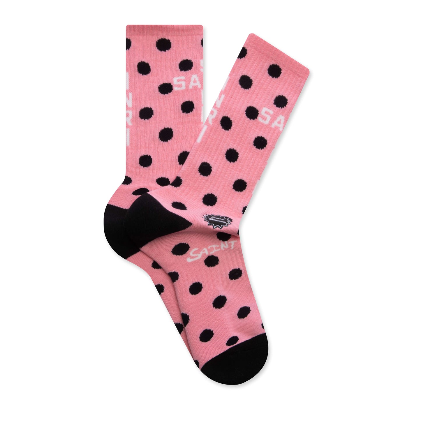 Dot Socks - Pink/Black
