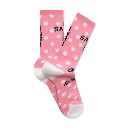 Dot Socks - Pink/White