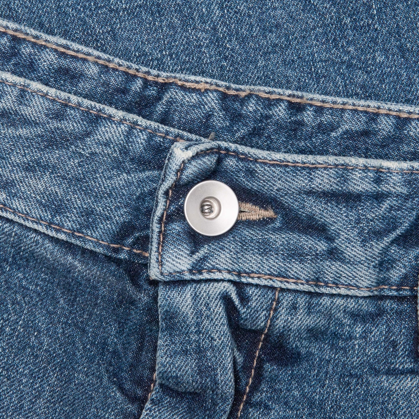 Double Cargo Denim Jeans - Washed Indigo