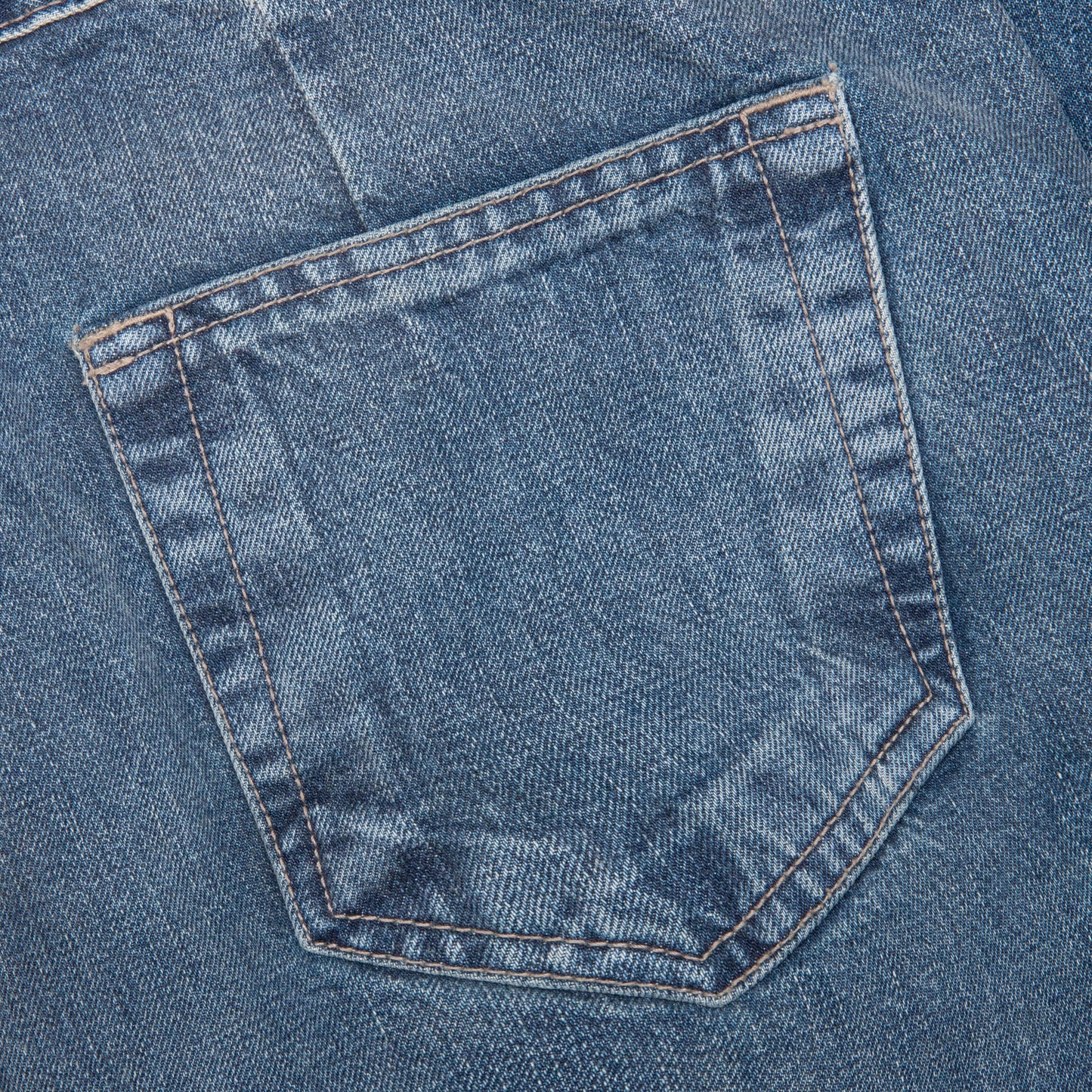 Double Cargo Denim Jeans - Washed Indigo
