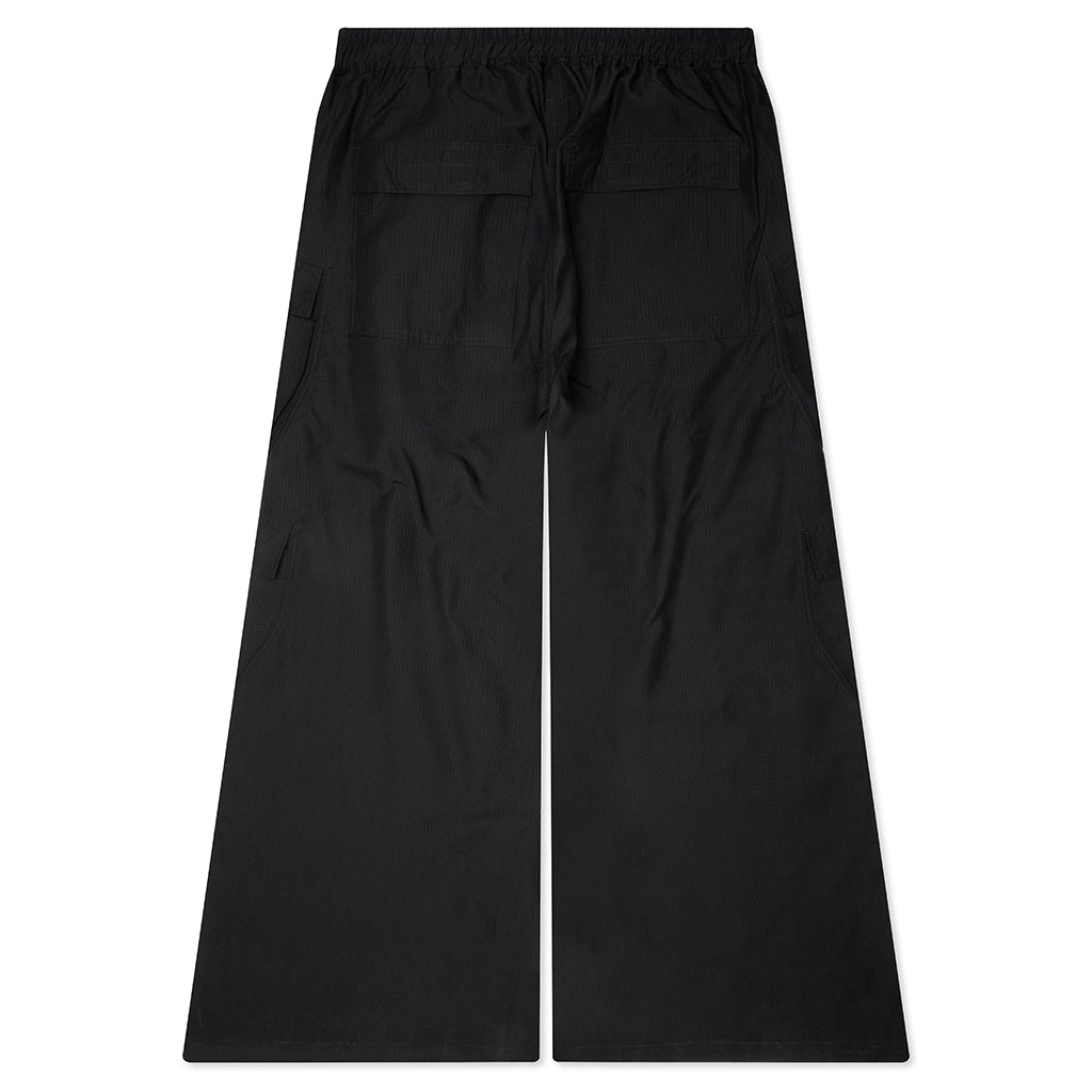 Double Cargo Jumbo Belas Pants - Black