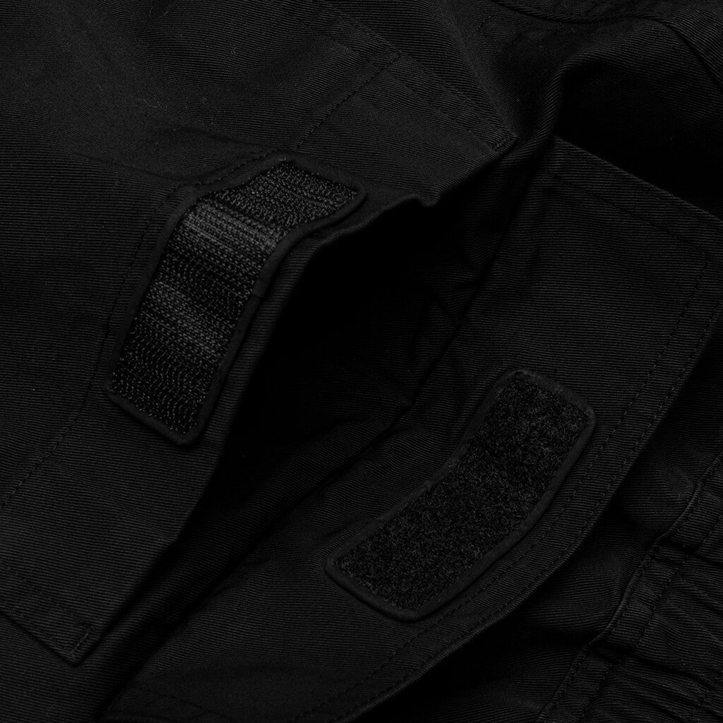 Double Cargo Jumbo Belas Pants - Black