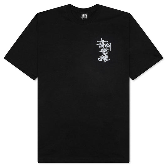Double Dragon Pigment Dyed Tee - Black
