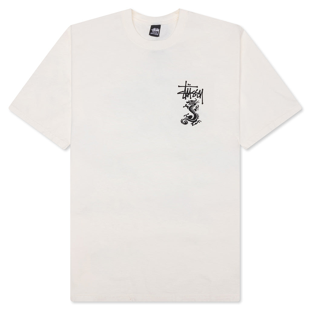 Double Dragon Pigment Dyed Tee - Natural