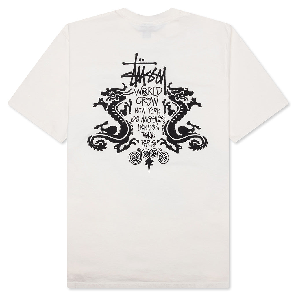 Double Dragon Pigment Dyed Tee - Natural