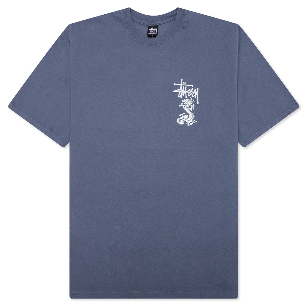 Double Dragon Pigment Dyed Tee - Navy
