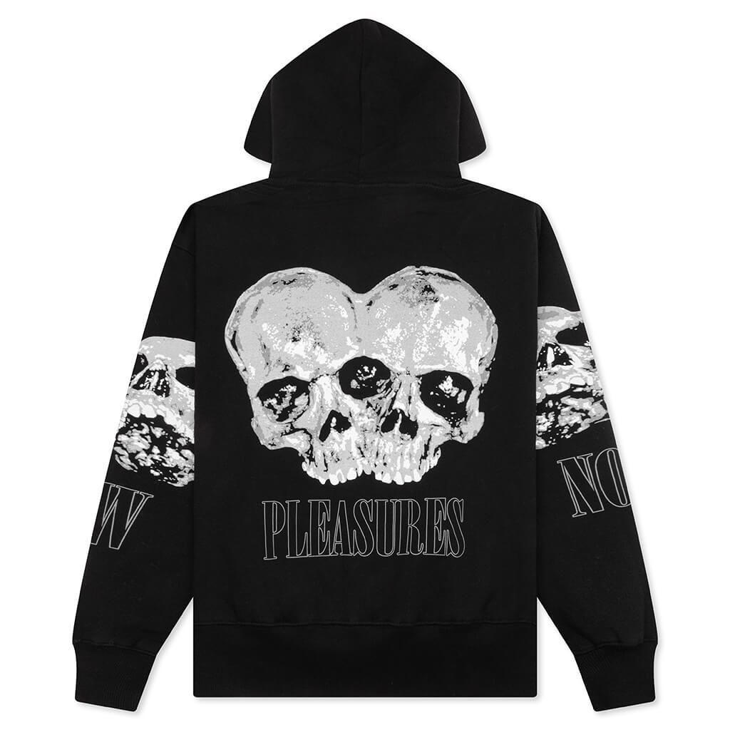 Double Skull Hoodie - Black