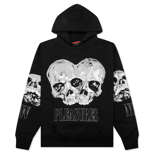 Double Skull Hoodie - Black