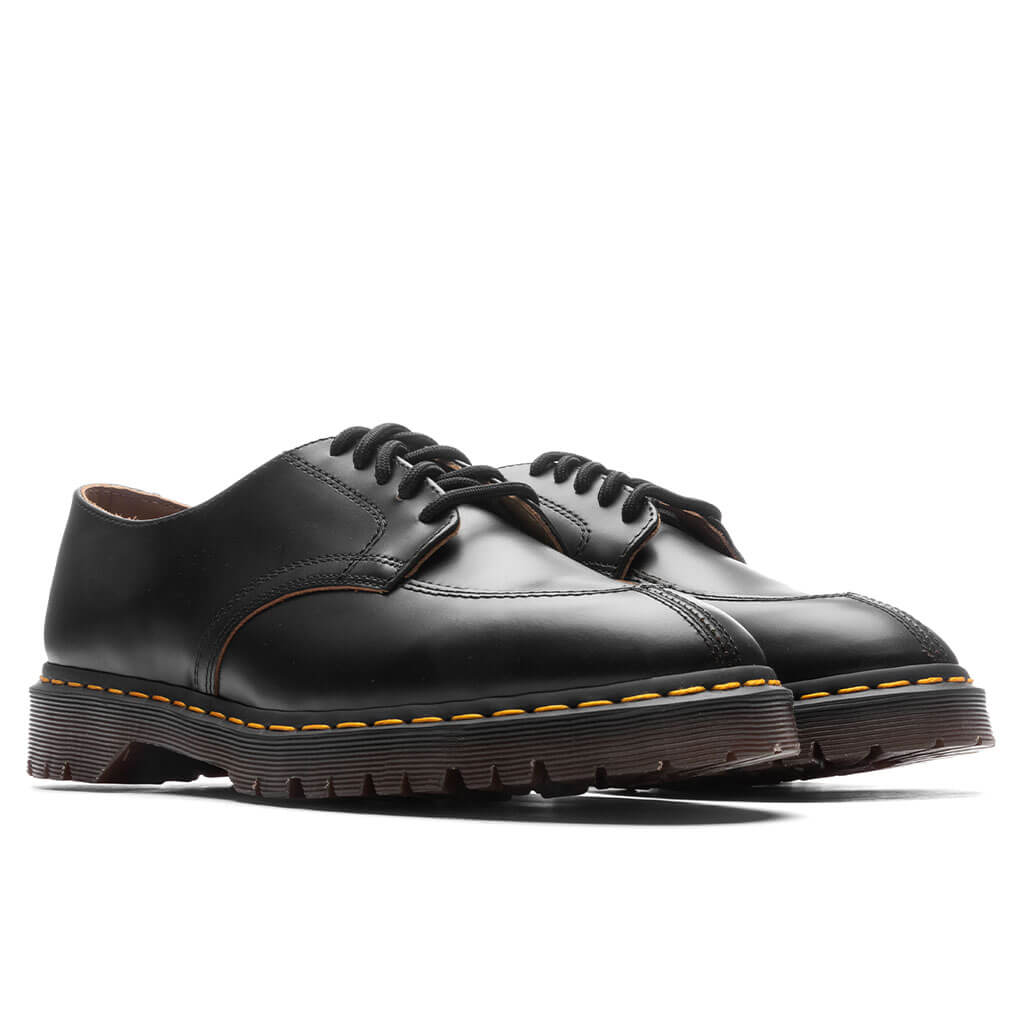 2046 Vintage Smooth Leather Oxford Shoes - Black