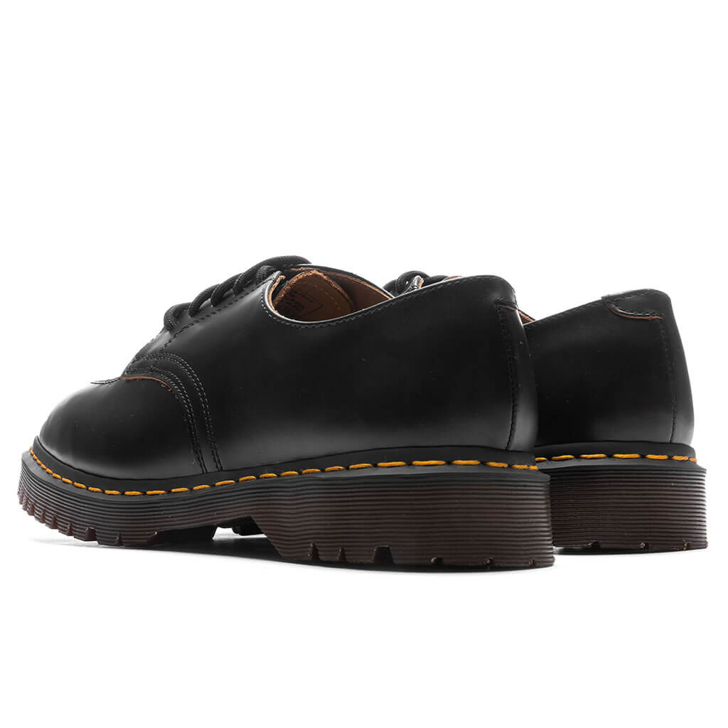 2046 Vintage Smooth Leather Oxford Shoes - Black