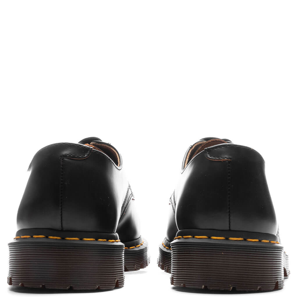 2046 Vintage Smooth Leather Oxford Shoes - Black