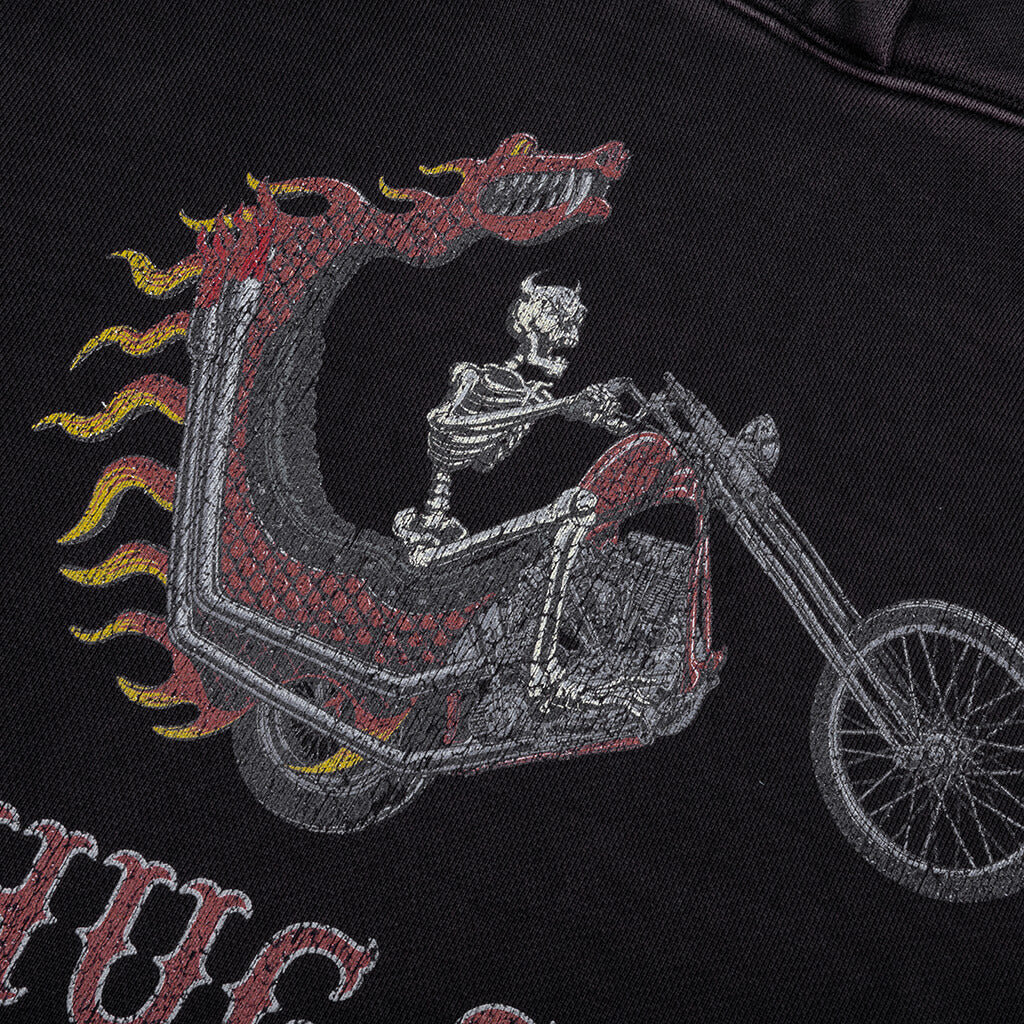 Dragon Chopper Hoodie - Black