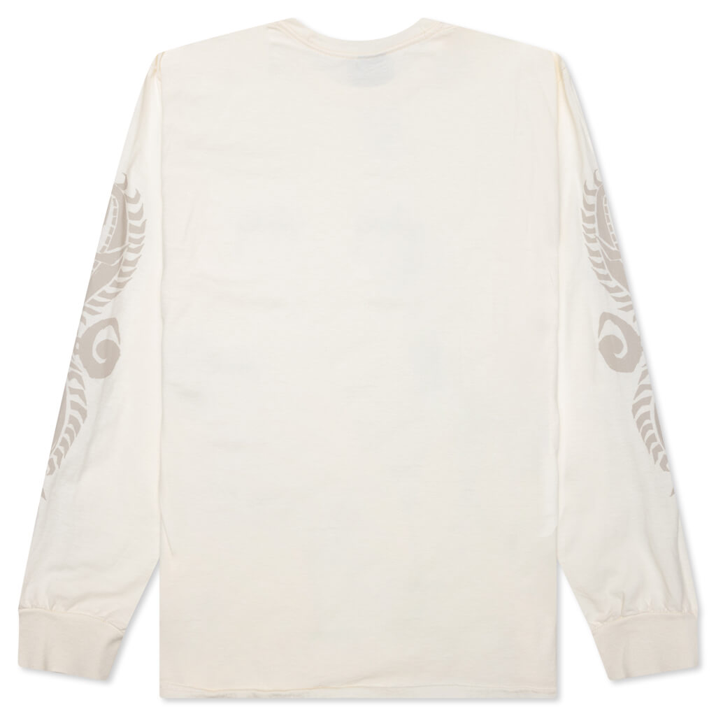 Dragons Pig. Dyed L/S Tee - Natural