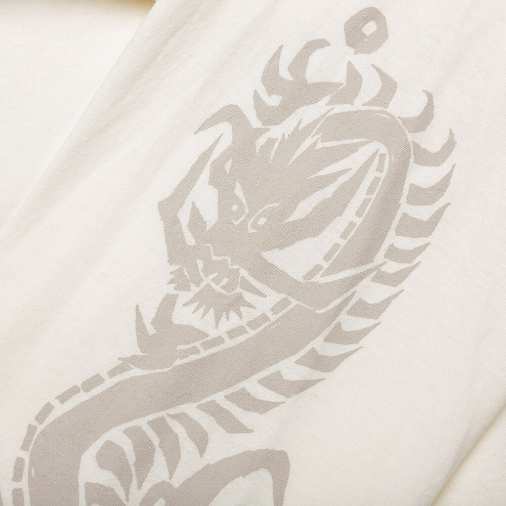 Dragons Pig. Dyed L/S Tee - Natural