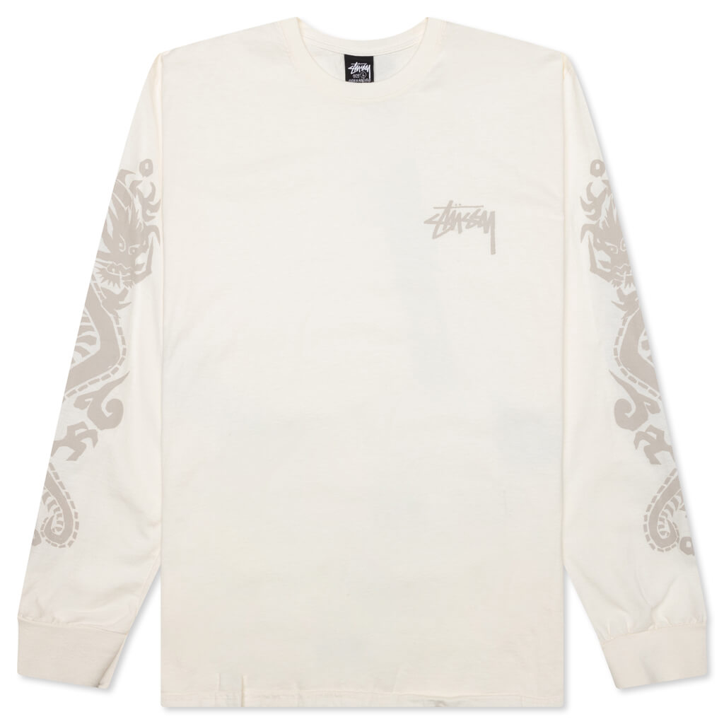Dragons Pig. Dyed L/S Tee - Natural