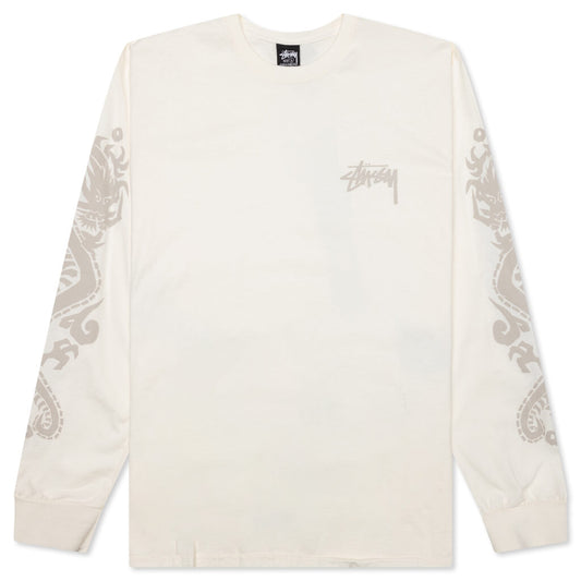 Dragons Pig. Dyed L/S Tee - Natural