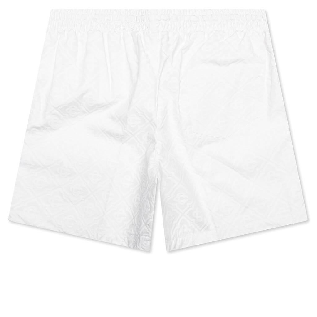 Drawstring Shorts - White
