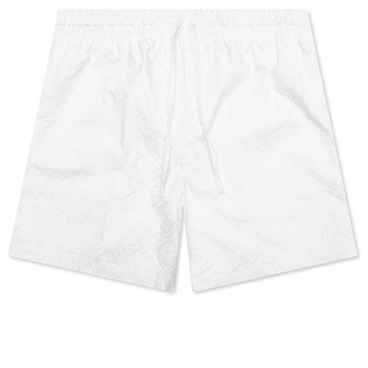 Drawstring Shorts - White
