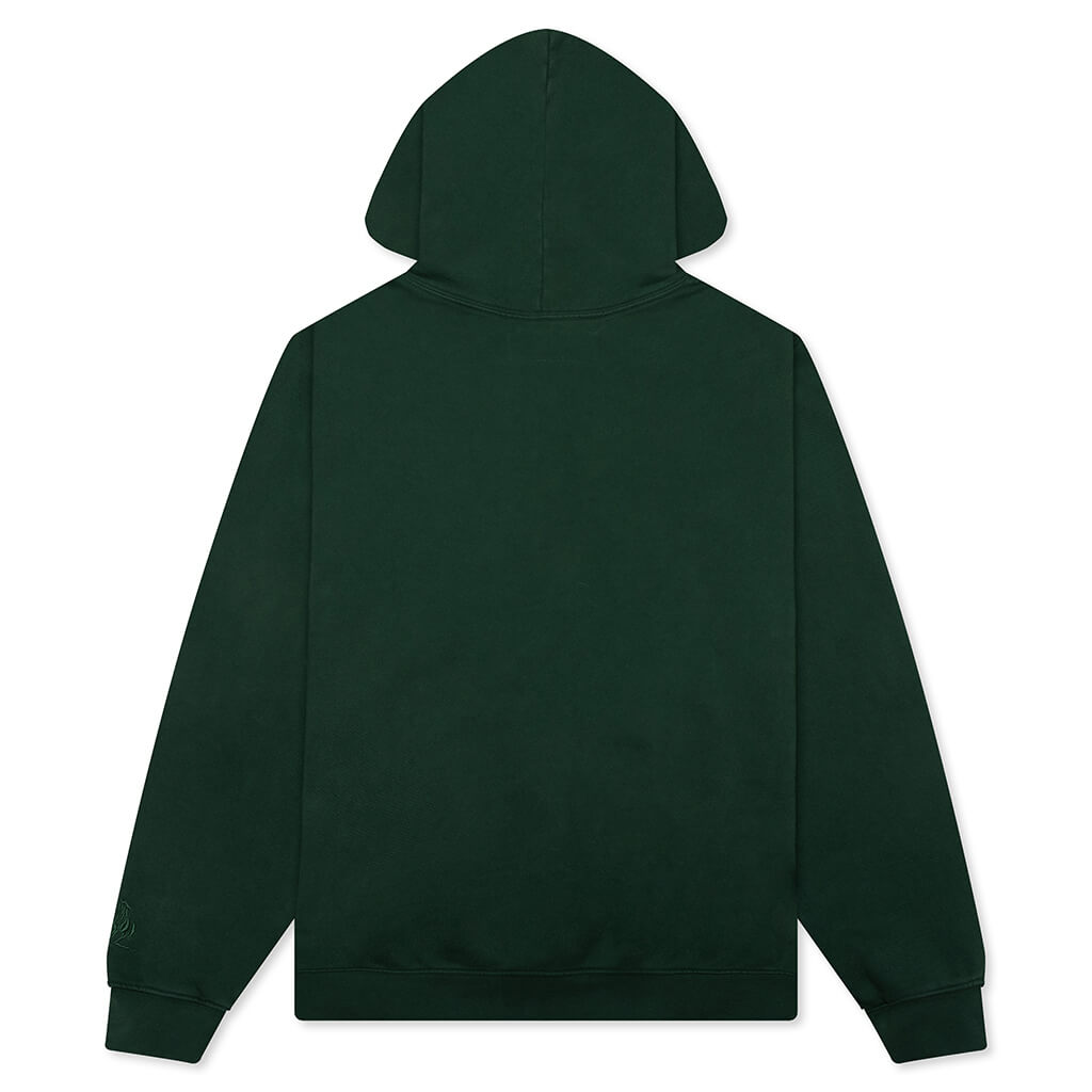 Driftin’ Back Hooded Sweatshirt - Hard Washed Forest Green