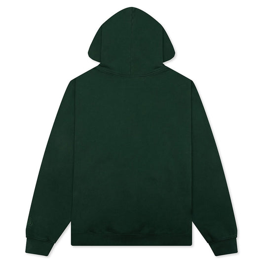 Driftin’ Back Hooded Sweatshirt - Hard Washed Forest Green