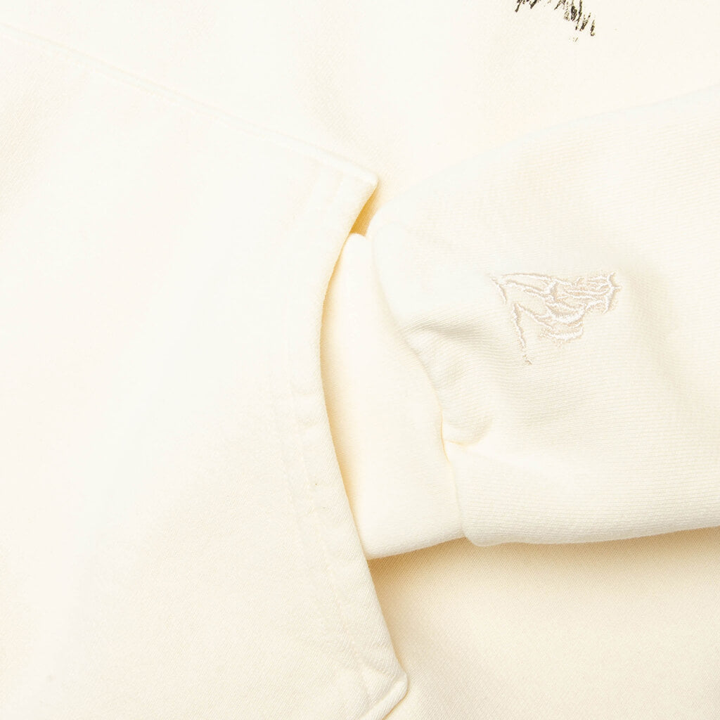 Drifting A Blue Pullover Hoodie - Bone