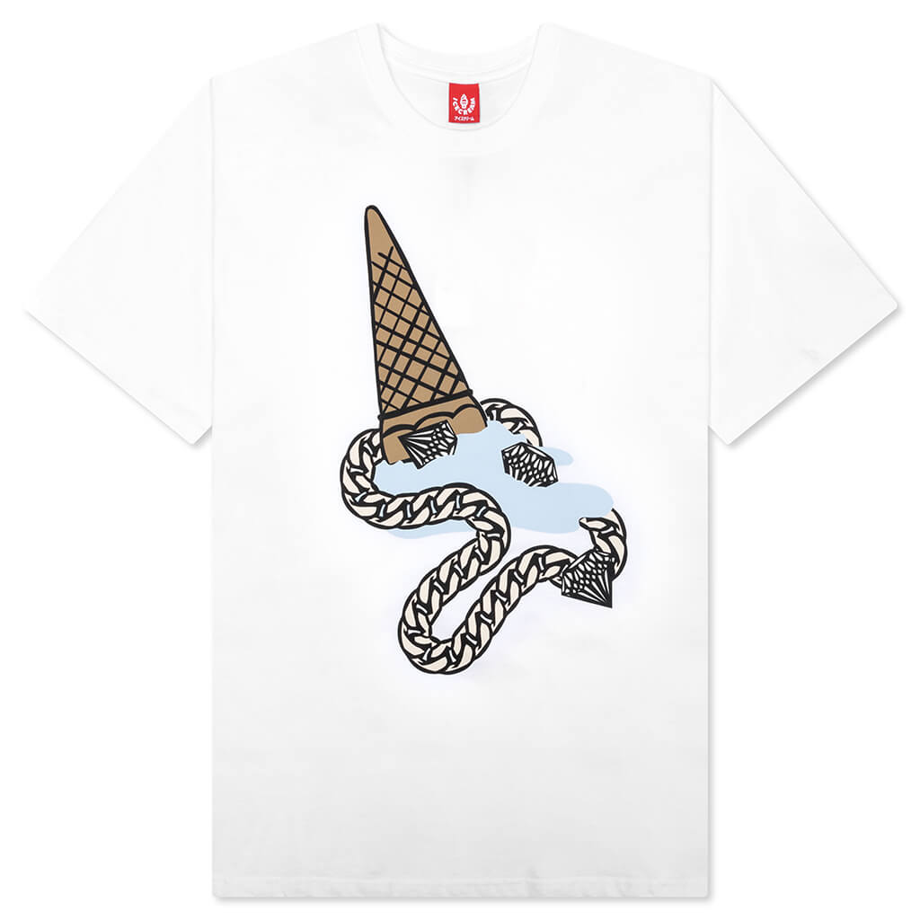 Drop S/S Tee - White