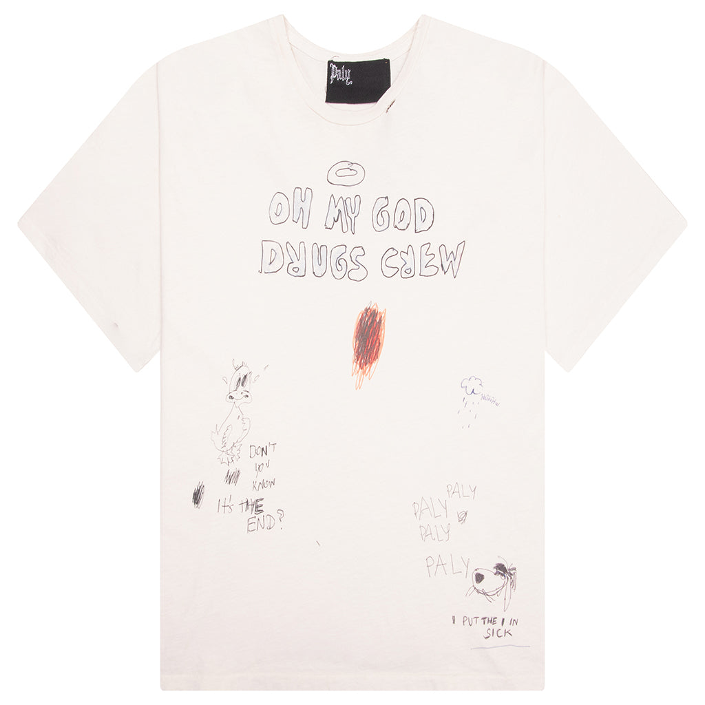 Drugs Crew Tee - Ivory