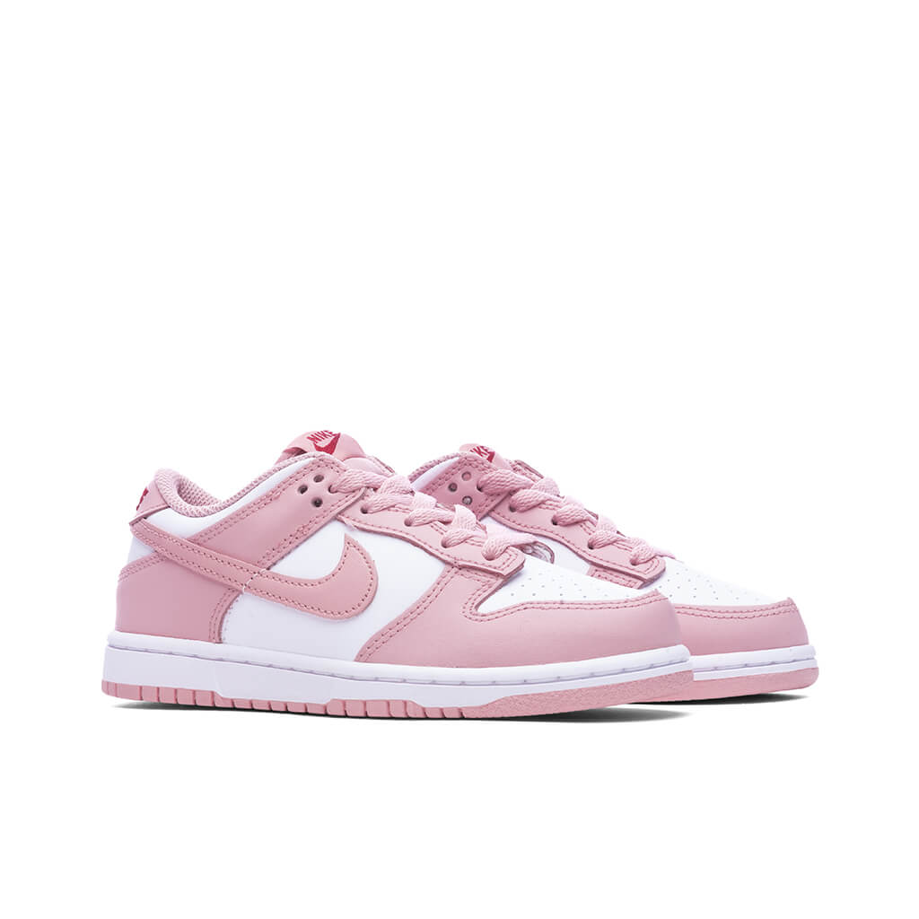 Dunk Low BP (PS) - White/Pink Glaze/Pomegranate