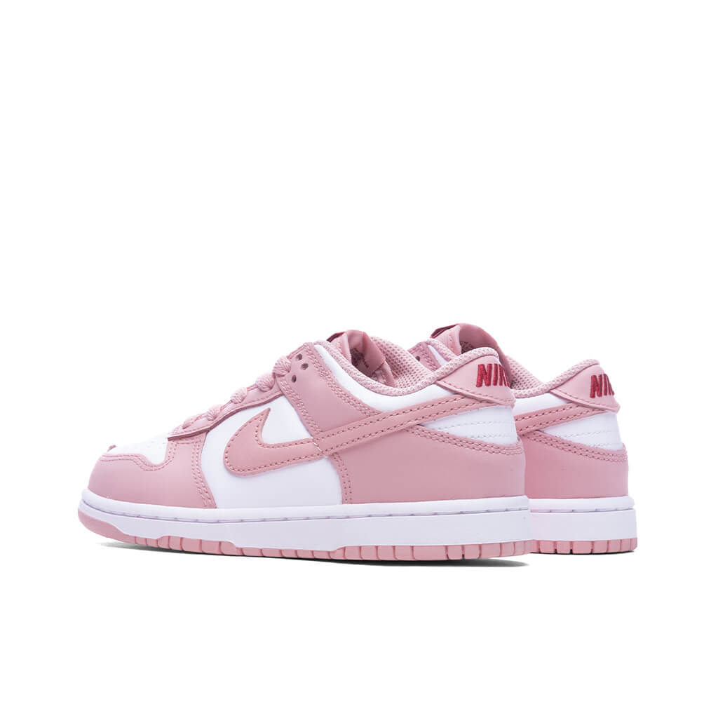 Dunk Low BP (PS) - White/Pink Glaze/Pomegranate