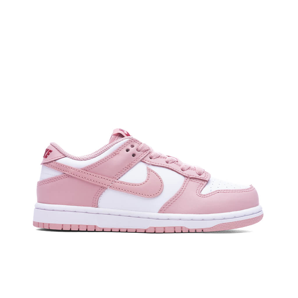 Dunk Low BP (PS) - White/Pink Glaze/Pomegranate