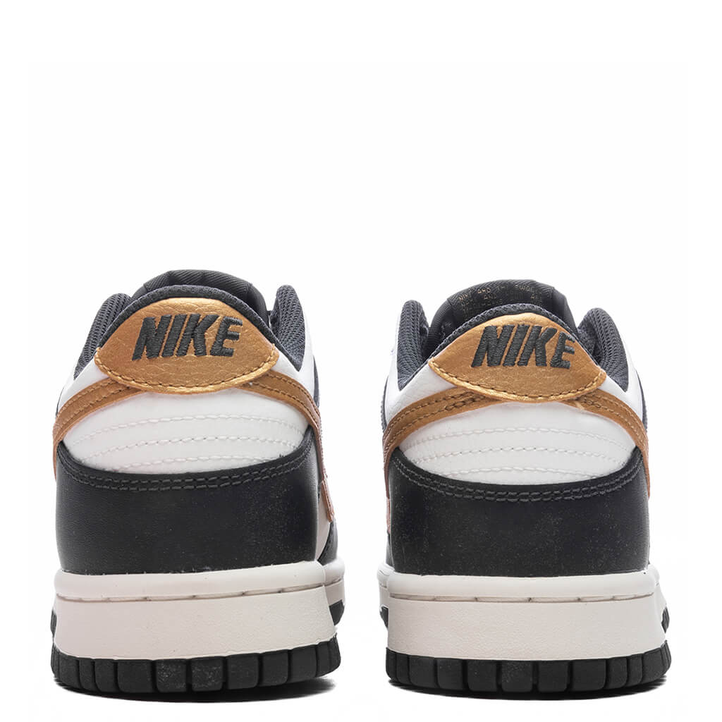 Dunk Low (GS) - Summit White/Metallic Gold/Anthracite