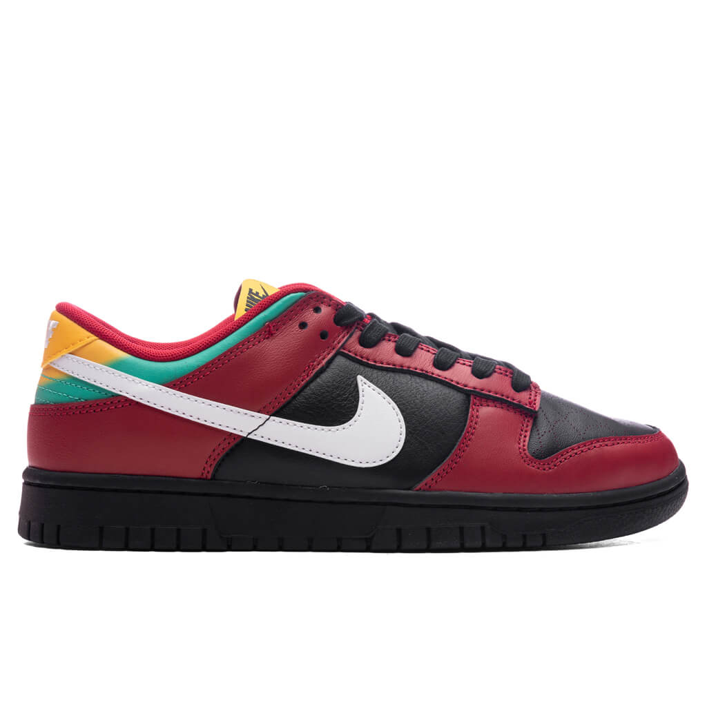 Dunk Low Retro 'Biker Tattoos' - Black/ White/Gym Red/University Gold