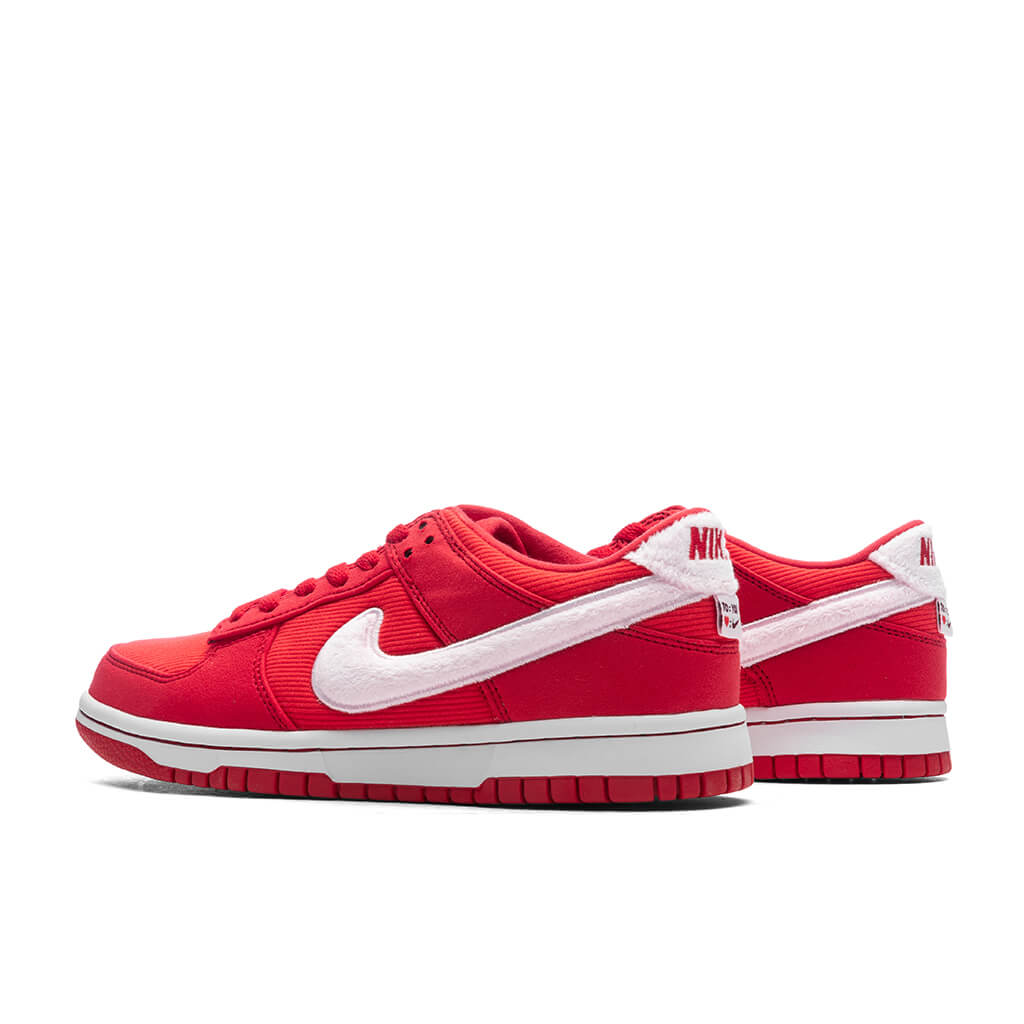 Dunk Low (GS) 'Valentines Day' - Fire Red/Pink Foam/Light Crimson/White