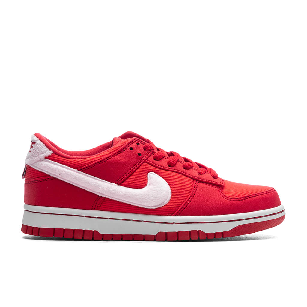 Dunk Low (GS) 'Valentines Day' - Fire Red/Pink Foam/Light Crimson/White