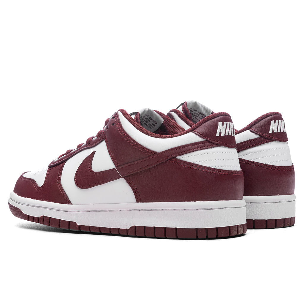 Dunk Low (GS) - White/Redwood/Gym Red